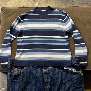 Westbound Blue Turtleneck Sweater